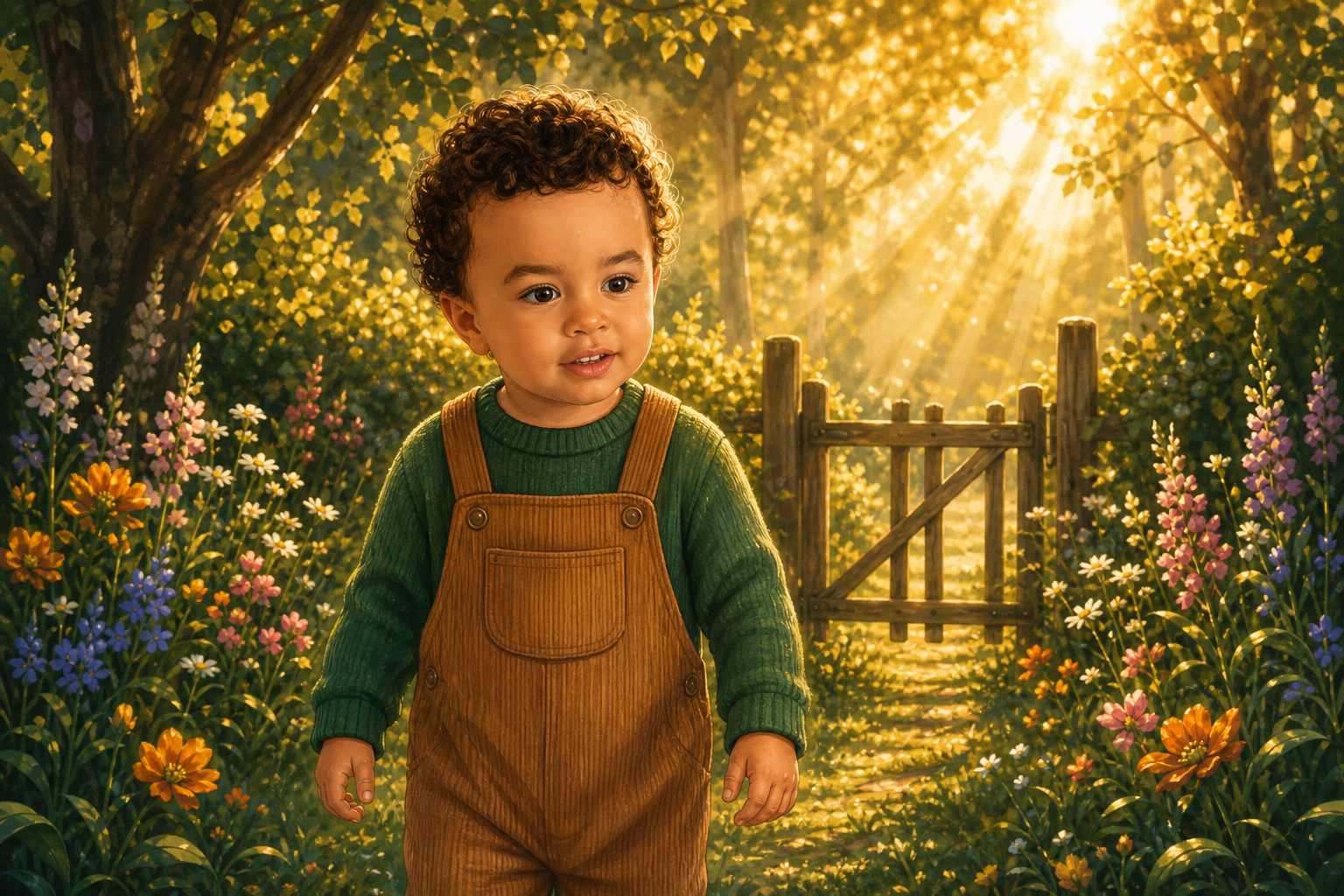 Cuento personalizado para niños: Mateo como héroe en Bosque Mágico — regalo personalizado con avatar ilustrado